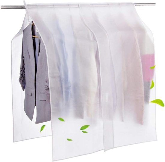 3-teiliges Set Transparenter Kleidersäcke，aufbewahrungshülle Für Mehrere Kleiderbügel (90 X 110 Cm)