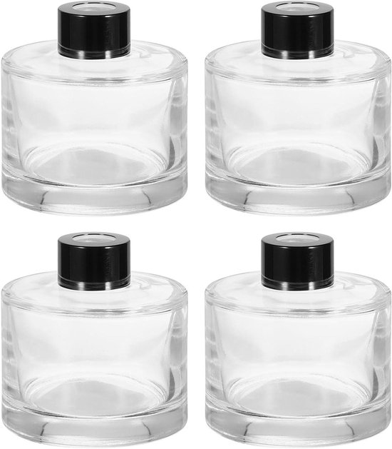 Leere Glas-diffusorflasche，4 Stück，fassungsvermögen 150 Ml