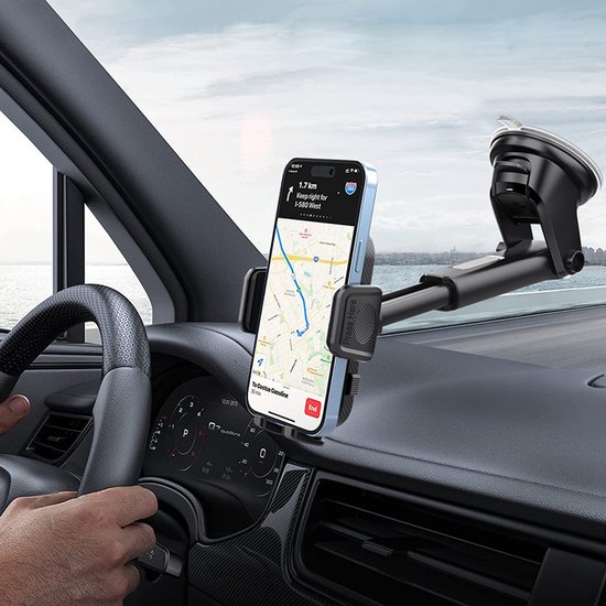 Autohandyhalterung，verbesserte Version 2025 [superstarker Saugnapf] Autohandyhalterung Für Das Armaturenbrett，360°-drehung Und Einhandbedienung