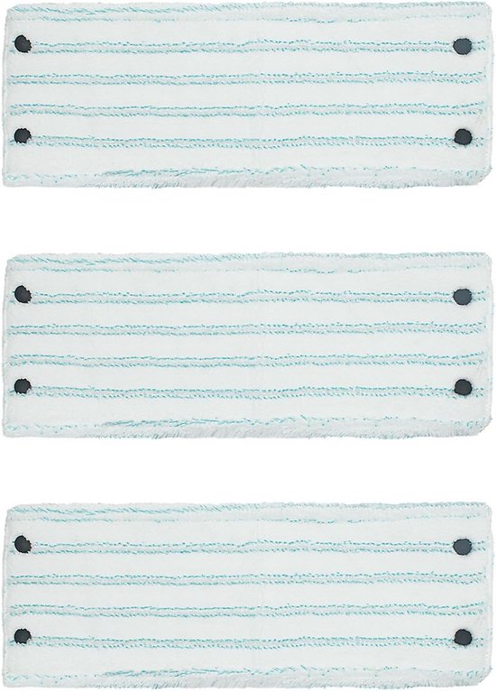3 Mikrofaser-wischmoppbezüge Für Den Leifheit M Wischmopp – Waschbare Und Wiederverwendbare Wischmoppbezüge – 42 X 15,5 Cm