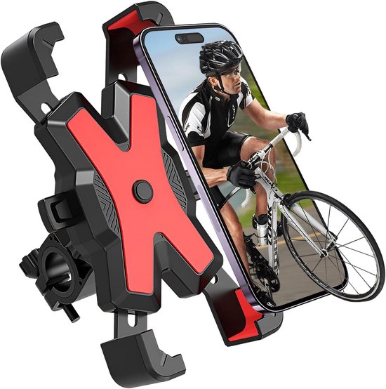Fahrrad-handyhalterung Mit Ein-klick-verriegelung，stoßfest Und Rutschfest，360°-drehung，geeignet Für Iphone 15，14