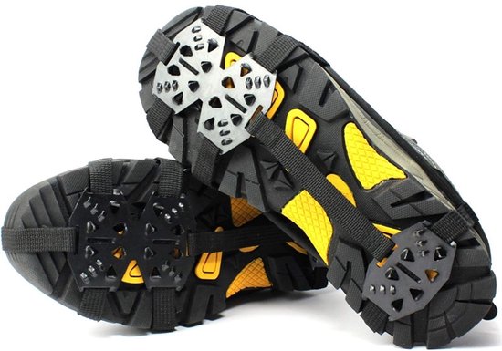Schneesteigeisen，rutschfeste Sohlenpolster，24，gezahnte Eisgreifer，anti-rutsch-spikes Für Schuhe