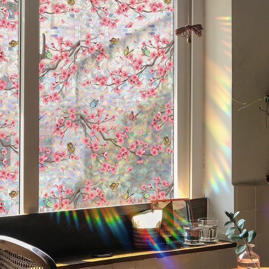 Fensterfolie In Buntglasoptik – Selbstklebend – Antik-look – Dekoration