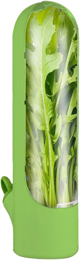 Hält Gemüse Im Kühlschrank Frisch. Für Koriander, Petersilie Und Spargel. Hält Gemüse Frisch (grün).