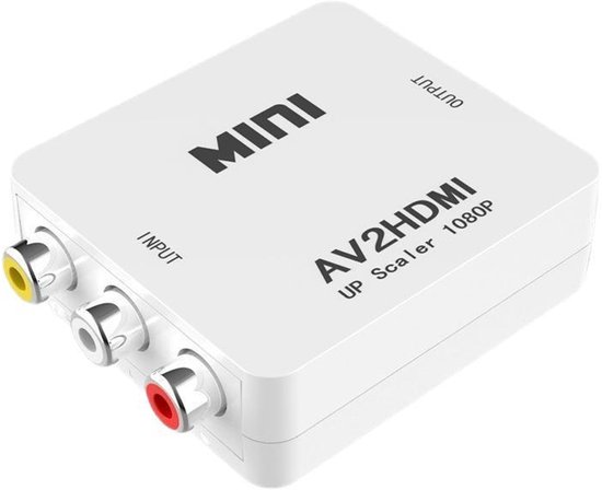 Av-zu-hdmi-adapter/konverter, Full Hd 1080p Video Und Audio, Tv 3 Rca Cvbs Hdmi Oben, Ps2 Composite Cvbs Hdmi Rca N64 Video Und Audio.