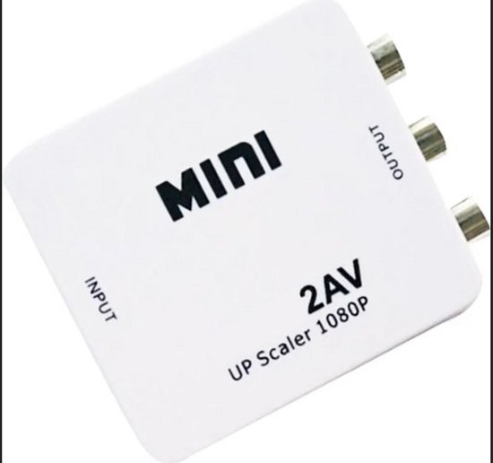 Geeignet Für Av-zu-hdmi-adapter/konverter，full Hd 1080p Video Und Audio，tv 3 Rca Cvbs Hdmi Oben，ps2 Composite Cvbs Hdmi Rca N64 Video Und Audio