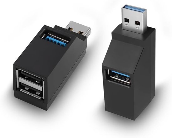 2-port-usb-hub，usb-auf-buchse-adapter，2 90-grad-splitter，1 Usb 3.0- Und 2 Usb 2.0-anschlüsse，usb-laufwerken