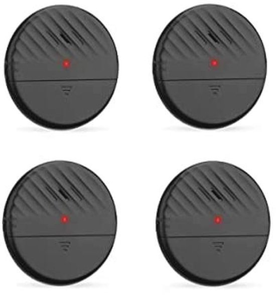Vibrationsalarm Für Türen Und Fenster – 4er-pack – 125 Db Laut – Sicherheitssensor Mit Led-anzeige