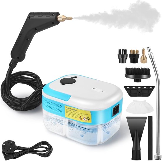 Tragbarer Handdampfreiniger Mit 1500 W Und 1200 Ml Wassertank – Ideal Für Küche, Bad Und Auto