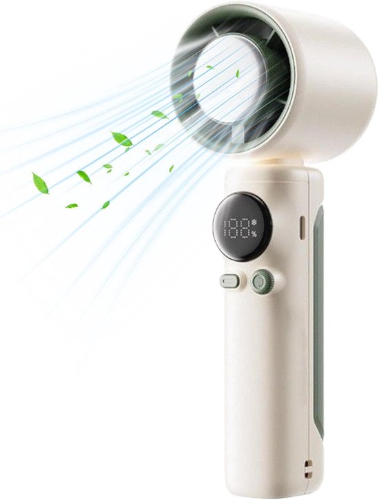 Kleiner，tragbarer Ventilator，wiederaufladbarer Reiseventilator，leistungsstarker Motor，usb-/batteriebetrieb Für Strand，18,5 X 6 Cm