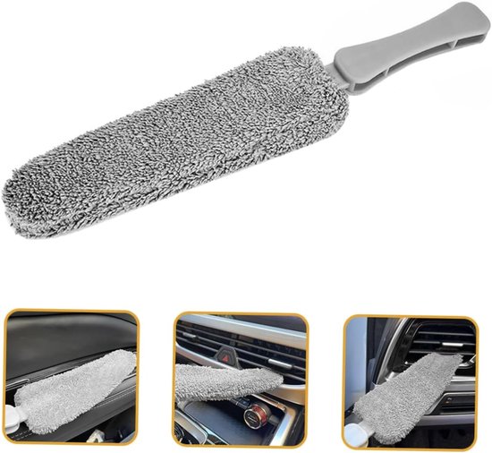 Set Mit 2 Weichen Lüftungs- Und Fugenreinigern – Flexible Mikrofaserbürsten Für Auto, Klimaanlage Und Haushalt