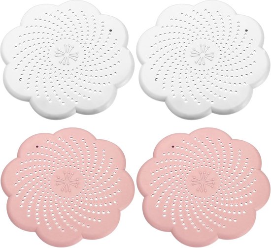 4-teiliges Universelles Abflusssieb-set Für Küche Und Dusche – Silikon-haarfilter