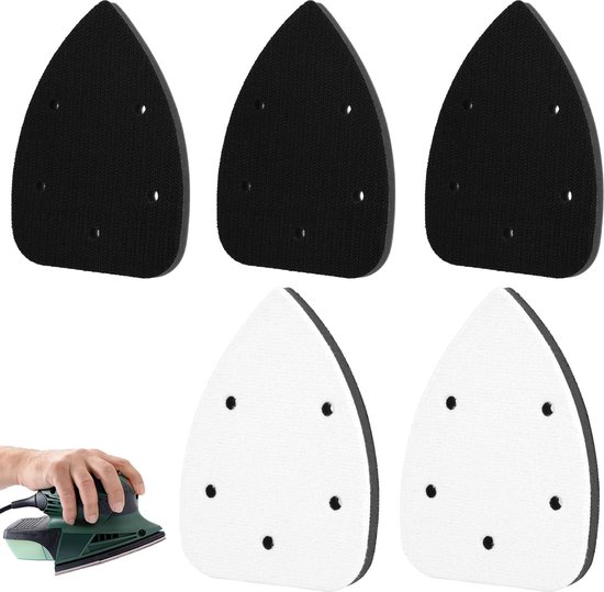 Dailygoods - Set Mit 5 Schleifpapier-stütztellern Für Mausschleifer
