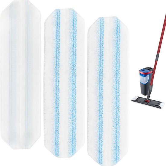 5er-set，passend Für H2pro Flachmopps，geeignet Für Hartböden，wiederverwendbare Moppköpfe，für Gründliche Reinigung，waschbar Und Wiederverwendbar