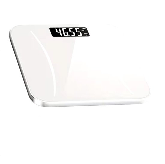 Waage - Digitale Bluetooth Smart Waage - Wiederaufladbar - Gewichtsanzeige Per App - Umschaltung Zwischen Kg/lb - Max. 180 Kg (400 Lb).
