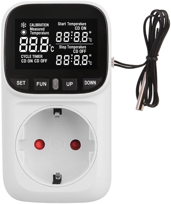 Digitales Thermostat Mit Temperaturregler Und Anschluss