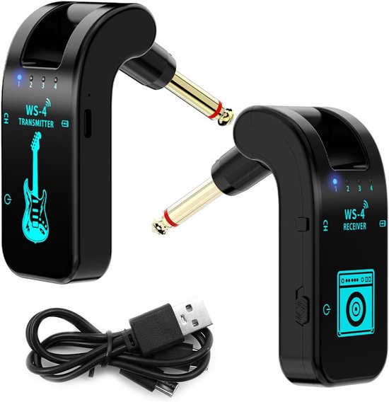 Drahtloser Sender/empfänger Für E-gitarren Und Instrumente (2,4 Ghz)