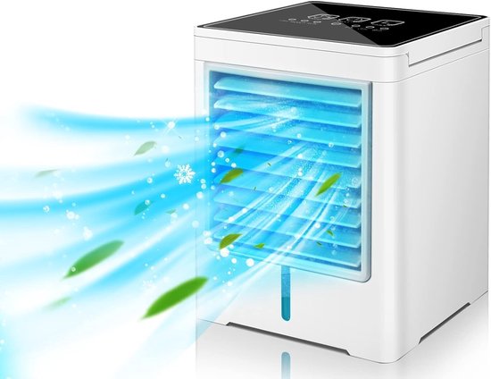 Tragbarer Luftkühler，leiser Ventilator Mit 3 Windstufen，energiesparender Usb-ventilator Mit Timer，ohne Abluftschlauch，geeignet Für Schreibtisch