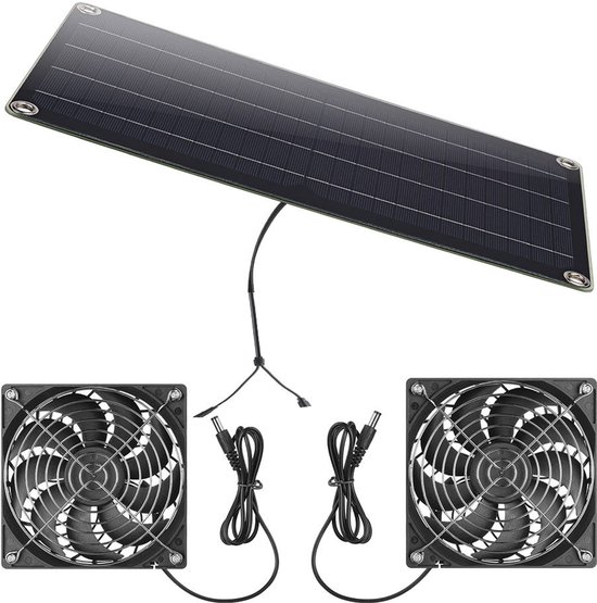 12v 10w Solar-fensterlüfter, Effizient, Einfache Installation, Leistungsstarke Belüftung Für Schuppen
