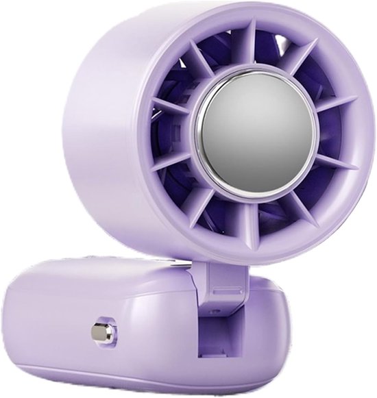 Tragbarer Ventilator – Persönlicher, Faltbarer Kühler – Usb-wiederaufladbarer Handventilator Für Camping, Wandern, Angeln & Strand