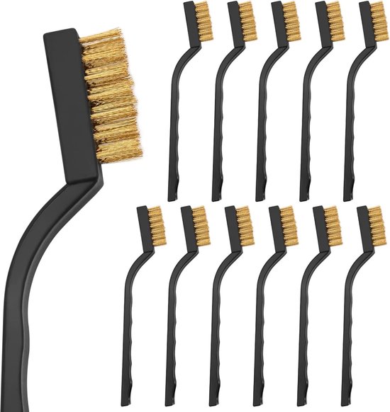 Mini-bürsten Aus Messing – 12er-set – Zum Reinigen