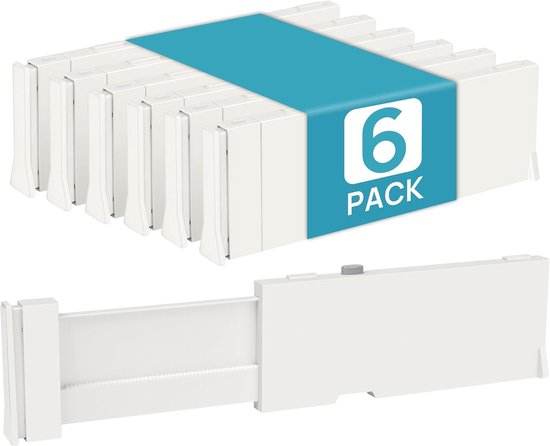 6 Verstellbare Schubladeneinteiler Für Kleidung，28,7，43,2 Cm Ausziehbare Schubladenorganizer，kunststoffeinteiler Für Babykleidung