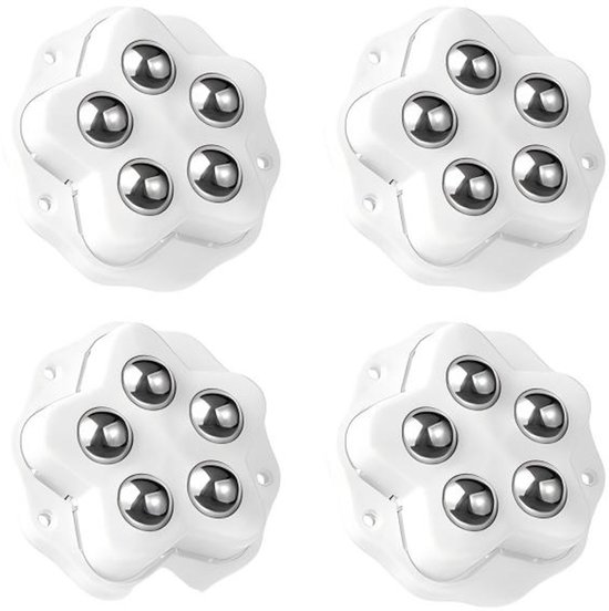 Rollen，4,8 X 4,8 Cm，4 Stück，bewegliche Und Verschiebbare Rollen，selbstklebende Universalrollen，selbstklebende Lenkrollen，360° Drehbar