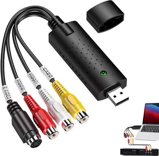 Vhs-digital-konverter，usb 2.0-video-grabber，für Videokassetten