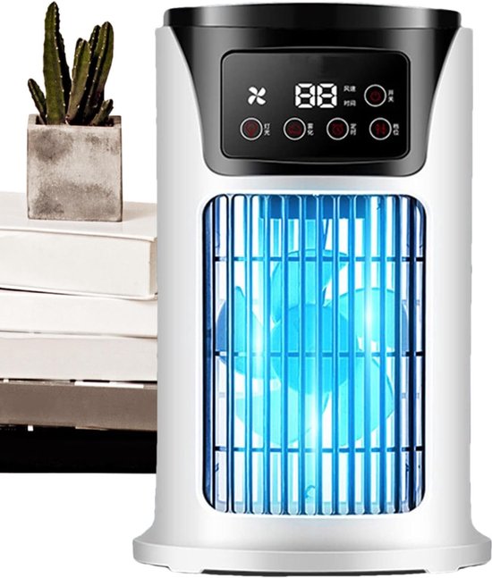 Tragbarer Luftkühler，kleiner Tischventilator，klimatisierungsventilator，leiser Ventilator Für Drinnen，auf Reisen Und Im Freien