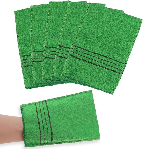 Peelinghandschuhe，entfernung Abgestorbener Hautschüppchen，5 Stück