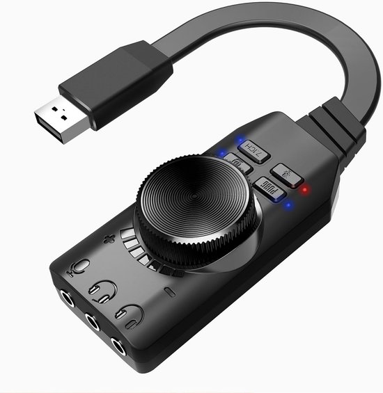 Externer 7.1 Surround-sound-usb-soundkartenadapter Für Desktop-pcs Und Laptops