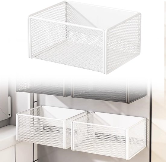 Dailygoods，magnetisches Regal，magnetischer Küchenorganizer，geeignet Für Magnetische Oberflächen，magnetischer Aufbewahrungskorb