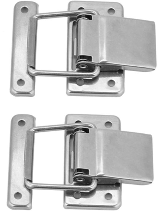 Dailygoody，koffer-federverschluss，edelstahl-schrankschloss，langlebig Und Praktisch，geeignet Für Schränke，2 Stück，ideal Für Zuhause Und Küche