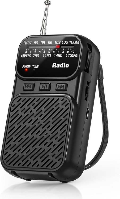 Tragbares Digitalradio Mit Starkem Signal Und Notruffunktionen