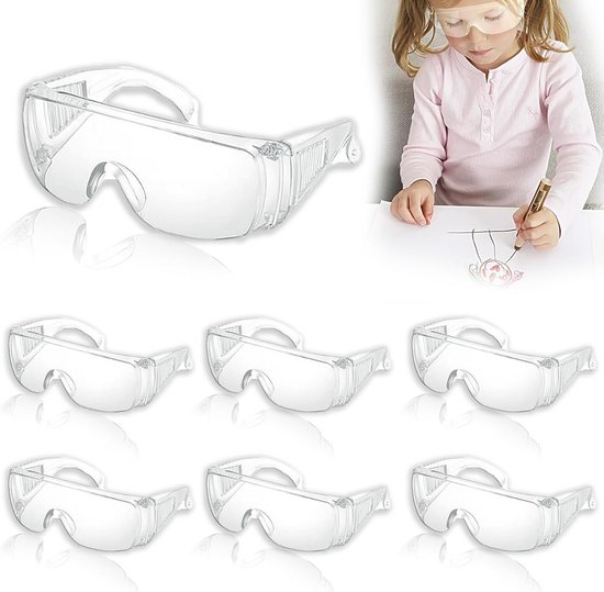 6er-pack Kinderschutzbrillen Mit Uv- Und Kratzschutz