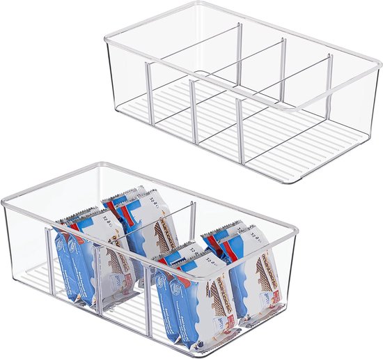 2er-set Stapelbare Flaschenhalter，weinflaschenhalter，kunststoff，stapelbarer Kühlschrank-organizer，platz Für Bis Zu 6 Flaschen