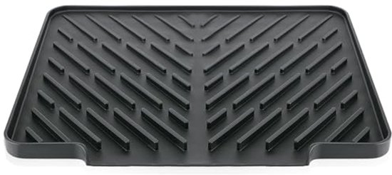 Abtropfmatte Für Spülbecken – Hitzebeständige, Rutschfeste Silikonmatte 40 X 30 Cm