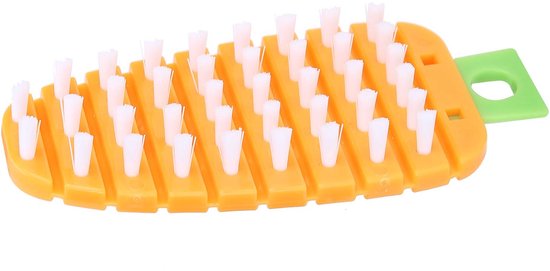 Dailygoody – Hängende Gemüsebürste – Karottenförmige Kartoffelbürste – Orange – Obstreiniger – Küchenbürste – Geeignet Für Metaa...