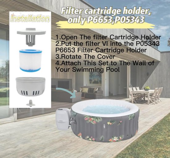 Ersatzteil Für Whirlpool – Nur Filterpatronenhalter, Passend Für P6653, P05343. Filter Nicht Enthalten.