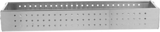 Metallene Essstäbchenbox, Löffelbox, Essstäbchen-trockenständer, Geschirrtrockner, 28 X 6,8 X 4 Cm