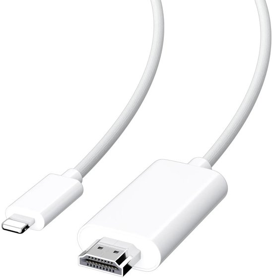 Geeignet Für Hdmi-kabel, Geeignet Für Apple Lightning-anschluss-zu-hdtv-adapterkabel, Av-konverterkabel, 2 Meter
