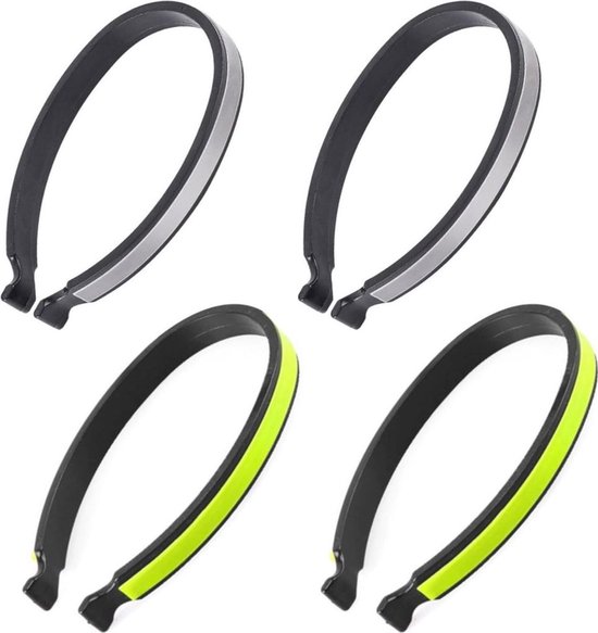 Reflektierender Fahrradclip, Geeignet Für Radhosen Und Lange Hosen, Reflektierende Beschichtung, Geeignet Für Radfahrer (grün, Grau)