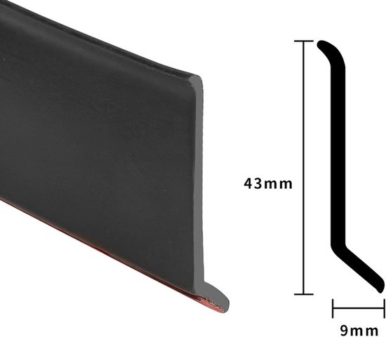 Fensterdichtungsleisten Verhindern Effektiv，dass Wasser Von Den Fensterrahmen Zurück Auf Fensterbänke，2 Meter × 43 Mm
