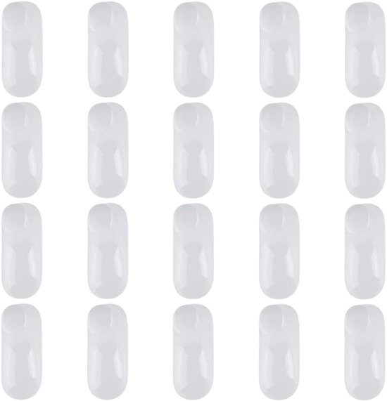 Schuhaufsteller Mit 20 Paar Schuhspannern, Transparenter Kunststoff, Formbeständig, Verformungsbeständig, Schuhpflegezubehör, 10 X 4,3 X 3,9 Cm