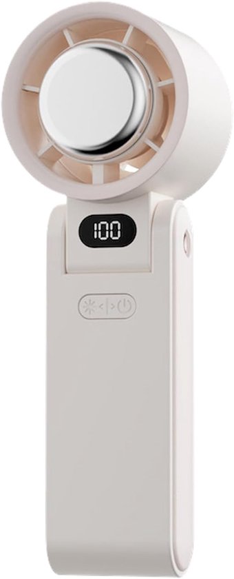 Wiederaufladbarer，tragbarer Ventilator，handluftkühler Mit Led-anzeige，3600 Mah，100 Geschwindigkeitsstufen，wanderungen Und Outdoor-aktivitäten