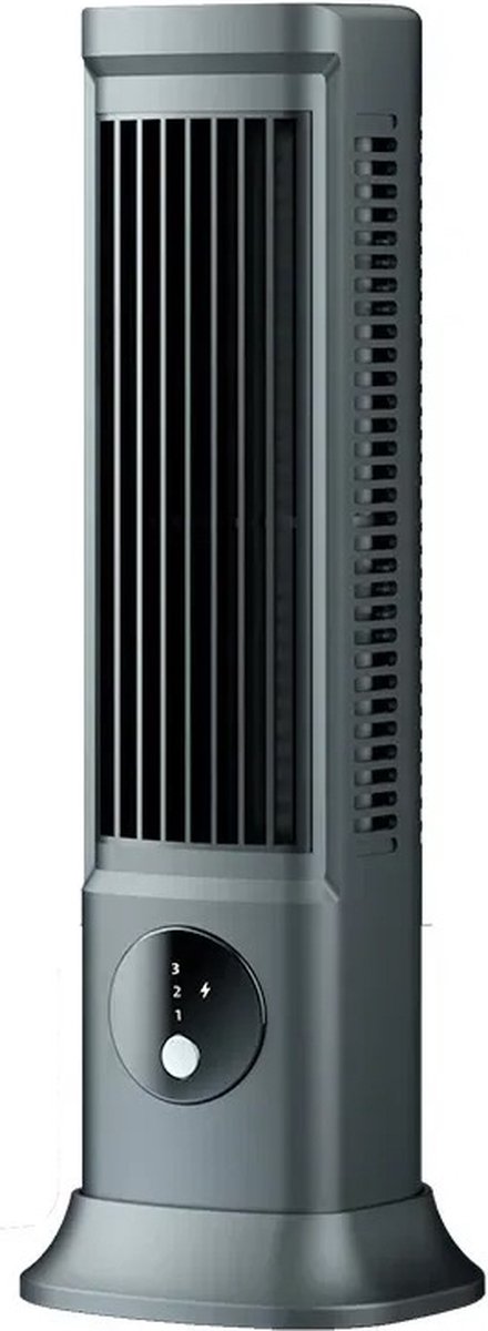 Tragbarer Kühler – Kühlturm – Ventilator – Rotorlose Klimaanlage – Drehbar – 10 X 11 X 29 Cm