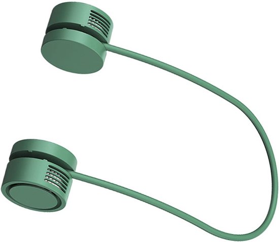 Freihändiger Nackenventilator, Tragbarer Abs-nackenventilator Fürs Büro (grün)