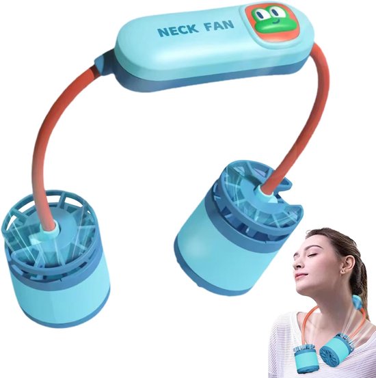 Tragbarer Nackenventilator Leiser, Blattloser Ventilator Mit 3 Geschwindigkeitsstufen Für Reisen, Sport, Outdoor-aktivitäten Und Büro