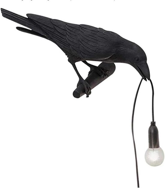 Wandleuchte – Gotischer Rabenvogel – Mehrfarbig