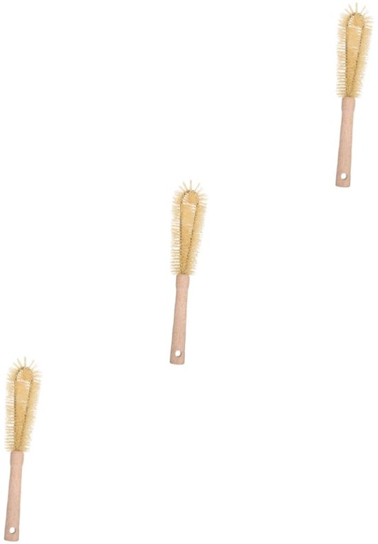 3-teiliges Tassenbürsten-set Zur Reinigung Von Haushaltsflaschen Und Gläsern, Inklusive Reinigungsbürsten-set Für Wasserflaschen Und Gläser.